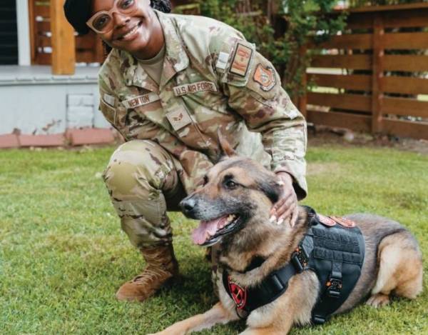 Nylabone Sponsors American Humane Reunification of Retired Military Dog with Former Handler