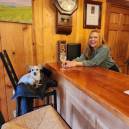 Honey and the Barkeeper at the Stanford Inn