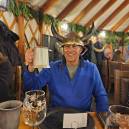 Greg showing off his inner viking