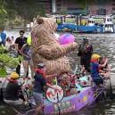 BEAR SCULPTURE ON WATER  Bear Necessities navigated beautifully in Baltimore's annual Kinetic Sculpture Race until hitting the water.