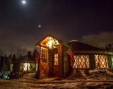 Deer Valley Resort - Yurt against starlit sky