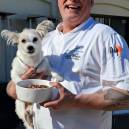 Chef at the seasons with Honey