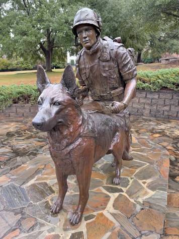 War Dog Monument in Columbia, South Carolina