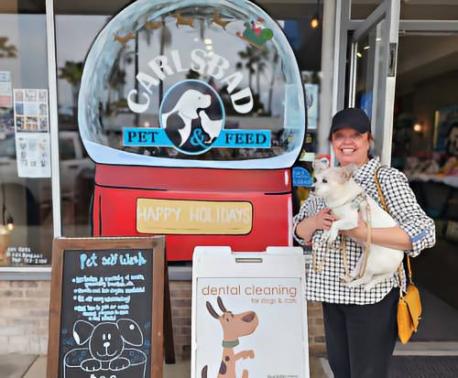 Susan and Honey at Carlsbad Pet and Feed
