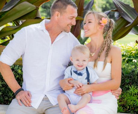 Brandon McMillan and family