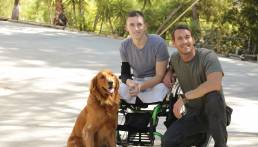 Brandon McMillan trains service dogs for wounded veterans