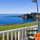 Little River Inn balcony overlooking the Pacific Ocean