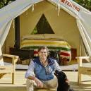 Tentrr, a fully-equipped campsites on 15 acres or more of private land so you and your pup can run free.