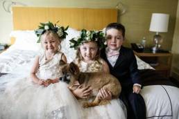 Fido joins the wedding party
