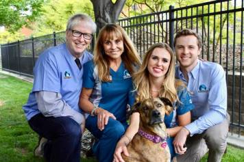 The Becker's: Marty, Teresa, Mikkel and Lexington. 