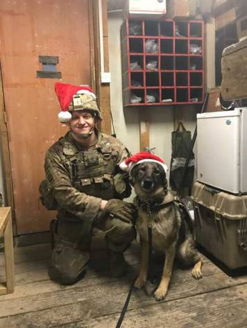 Military Working Dog and his handler